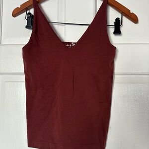 Free People Burgundy Camisole Top